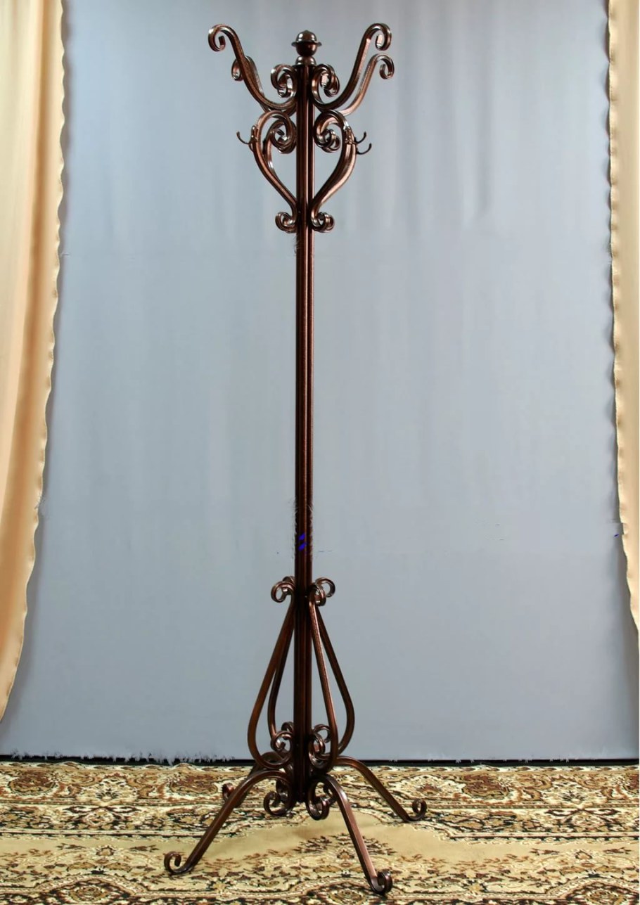 Кованая вешалка напольная