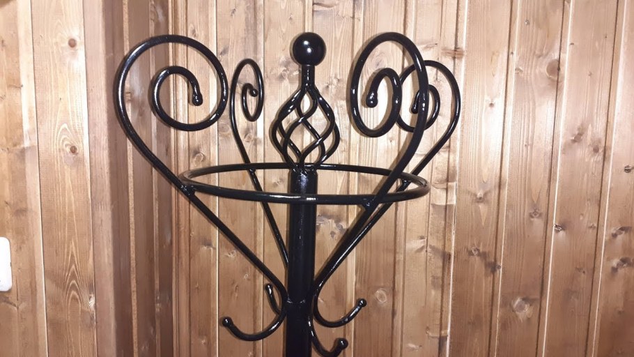 Вешалка холодная ковка напольная