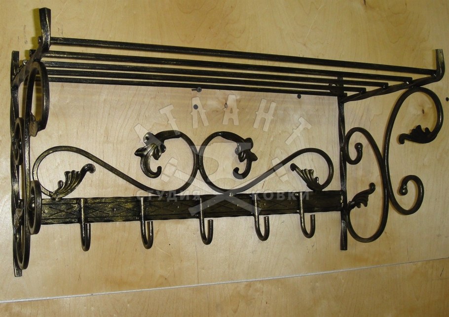 Вешалка настенная кованая 40-1299w