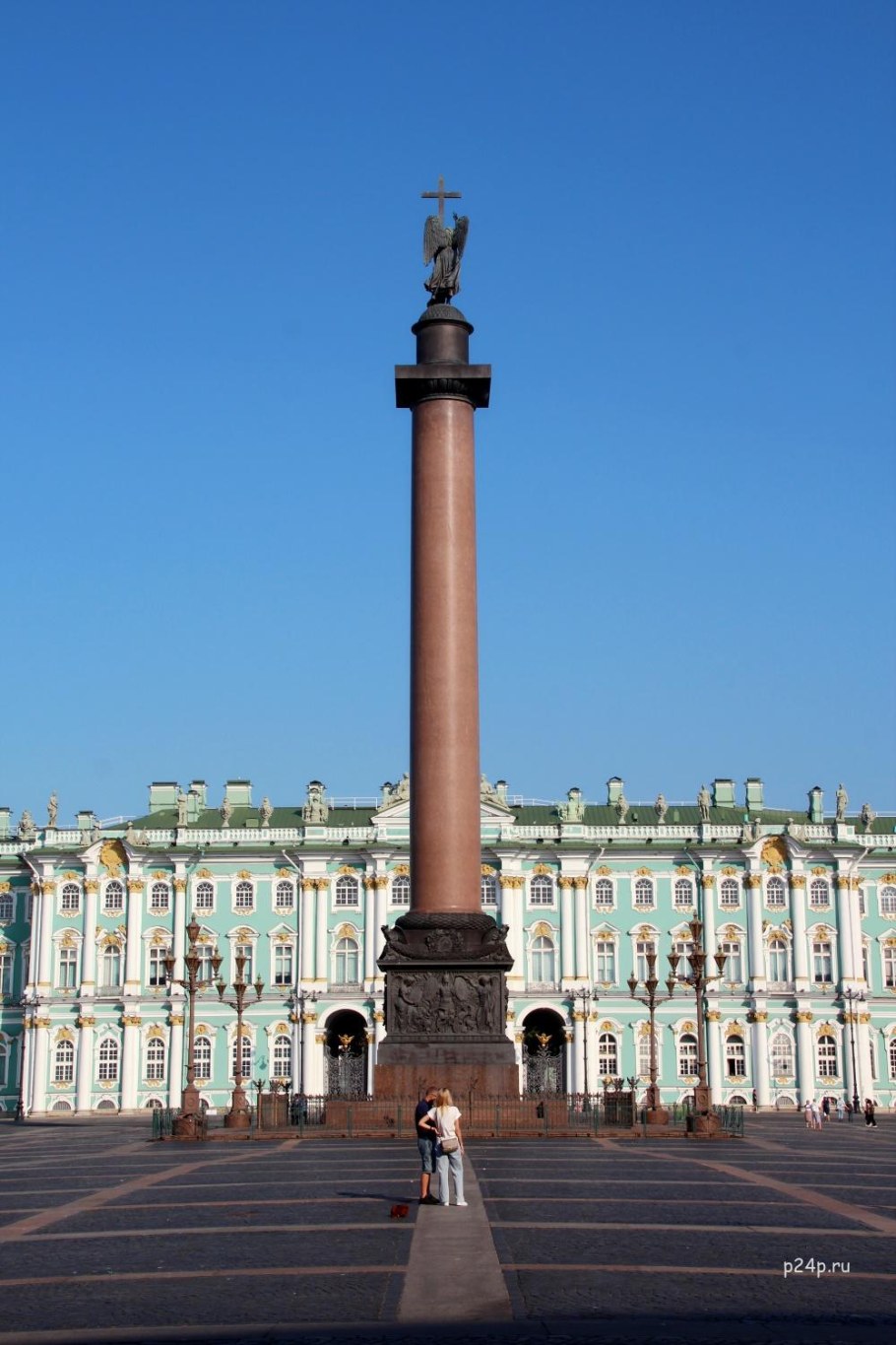 Александровская колонна Дворцовая площадь 19 век