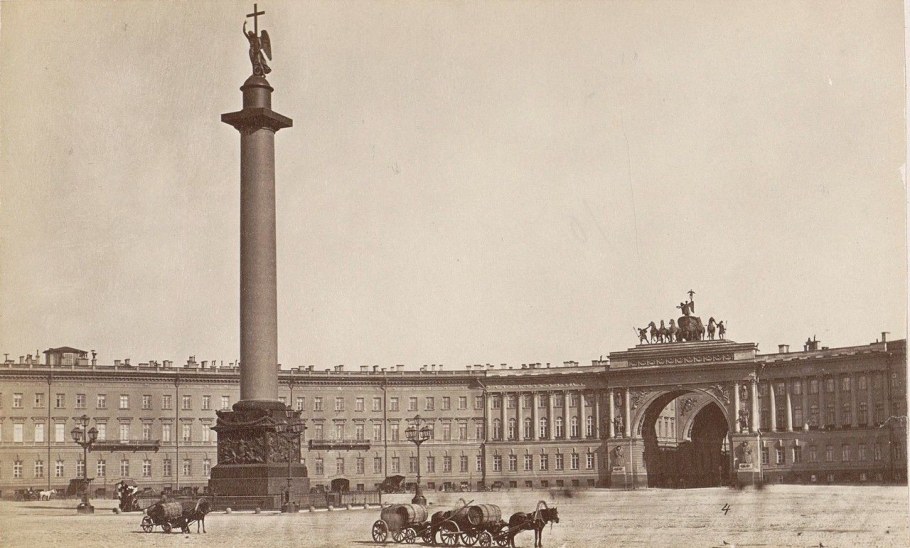 Петербург ангел Александрийский столп