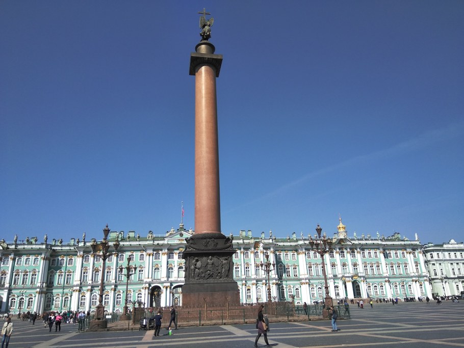 Монферран о. Александровская колонна в Санкт-Петербурге