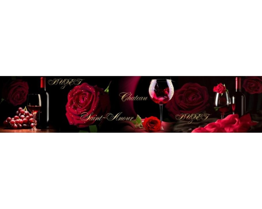 Стеновая панель вино