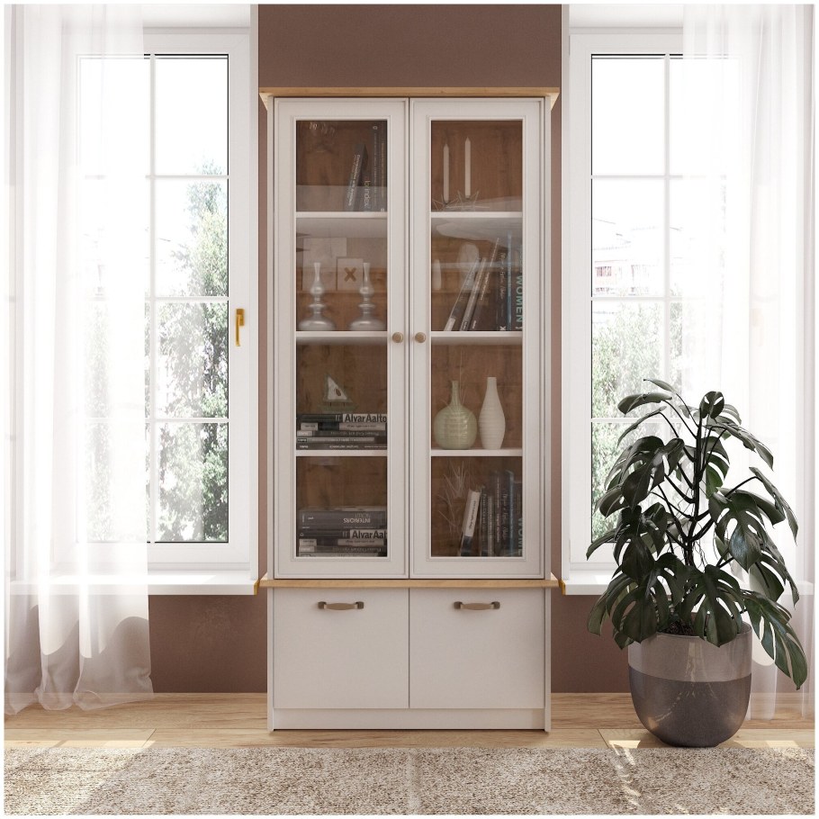 Шкаф витрина Перфетто купить и тумбу под телевизор Перфетто отзывы