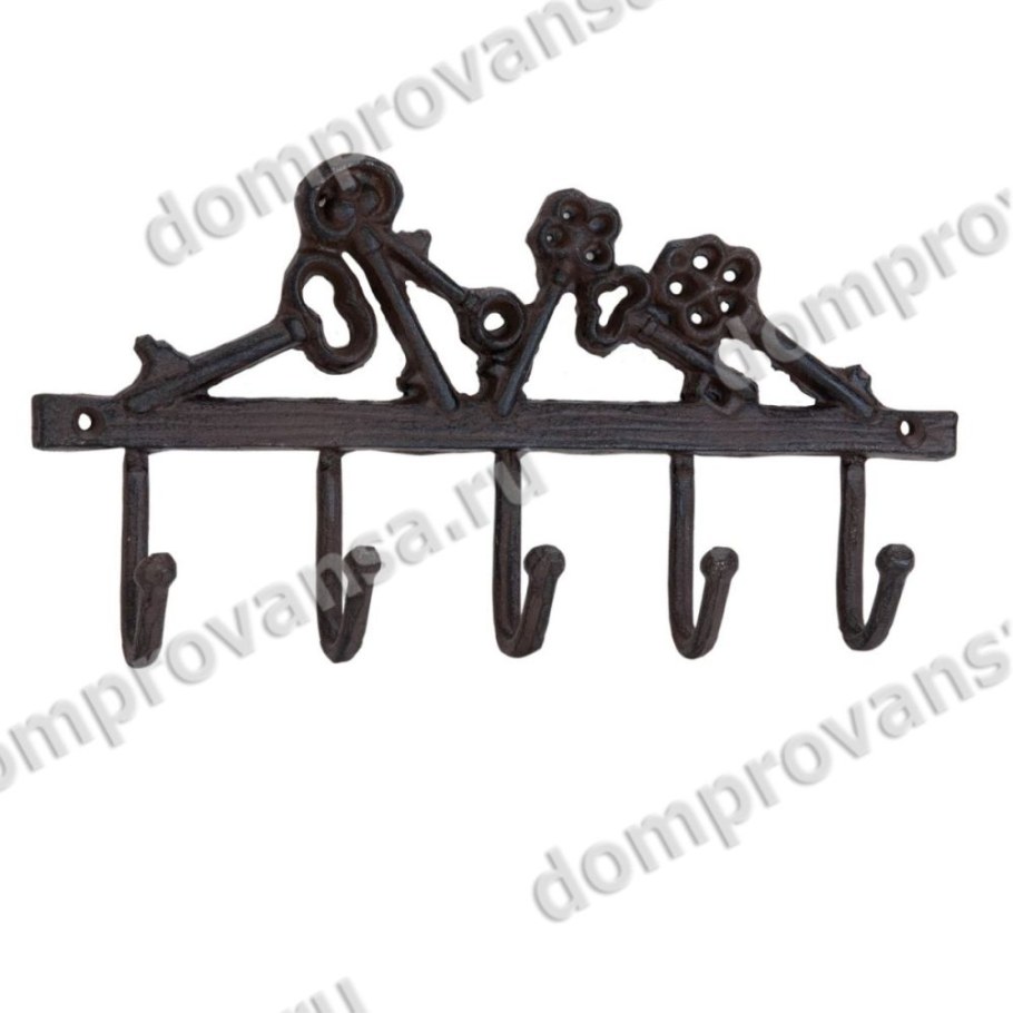 Вешалка настенная чугунная ключ