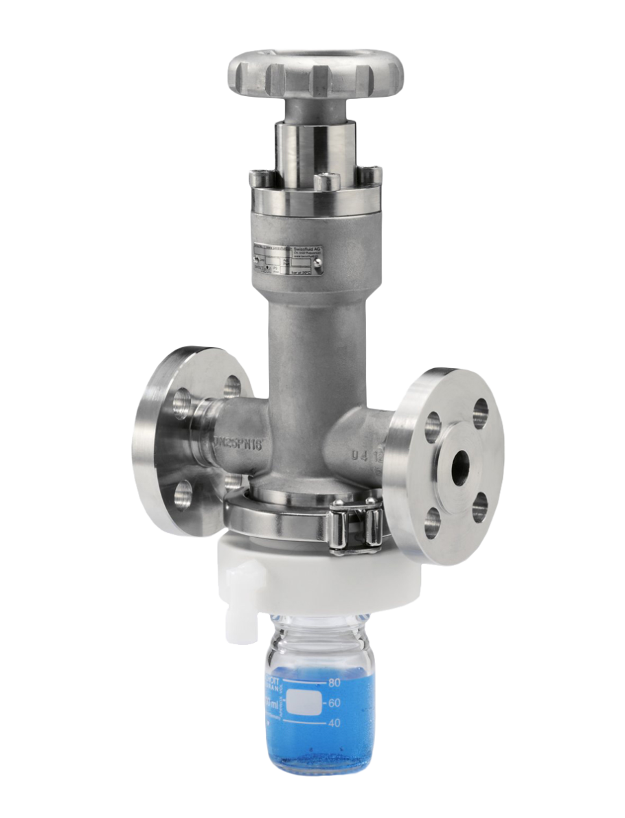 Кран шаровый для отбора проб SWISSFLUID SSV-B