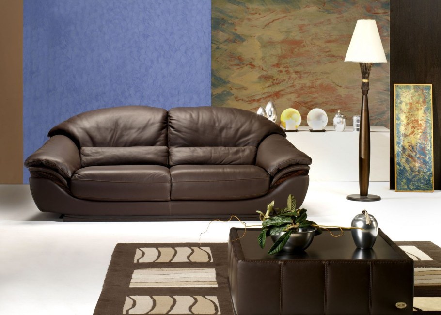 Итальянский кожаный диван Nieri