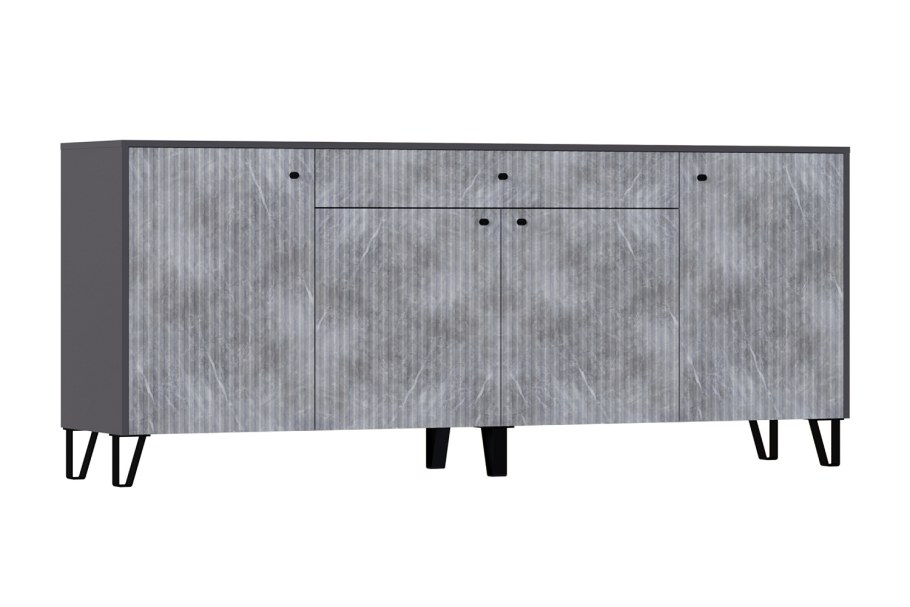 Оливия графит мрамор глянец