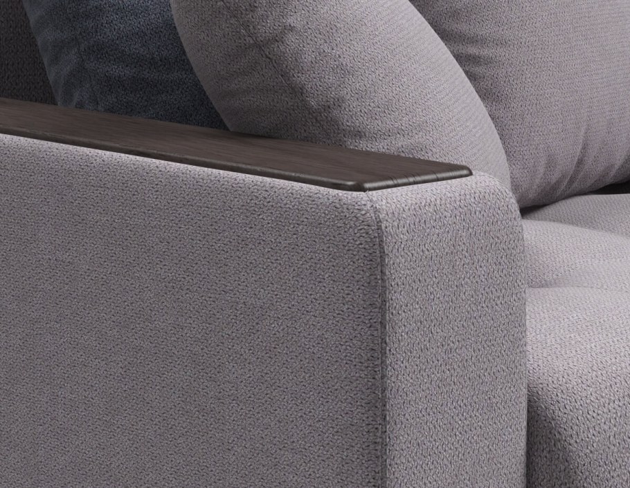 Boss диван ALKANTARA пепел 35 35