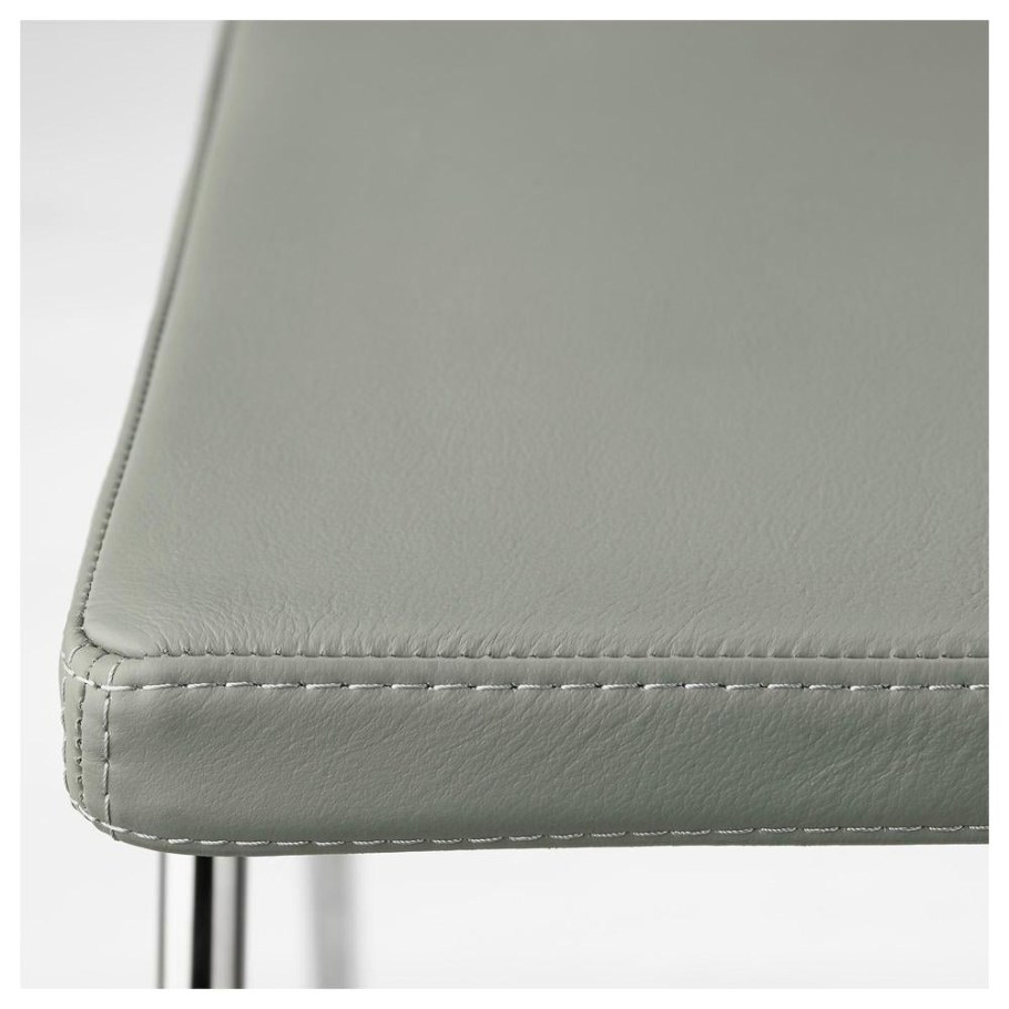 Стул Бернгард зеленый кожаный