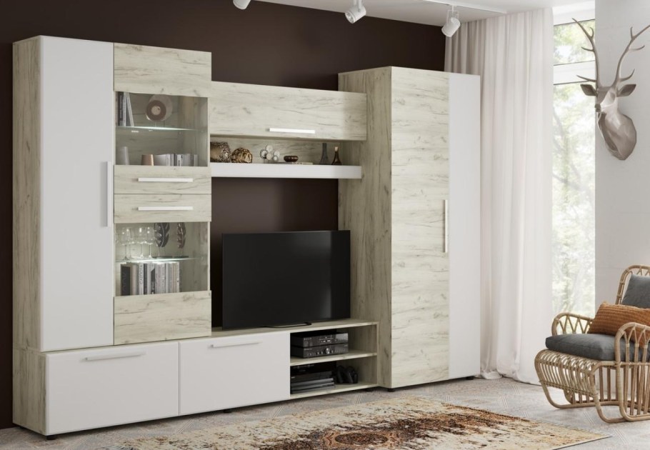 Стенка сафари дуб крафт