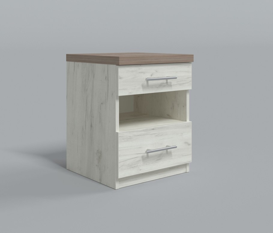 Фиджи мебель дуб крафт белый