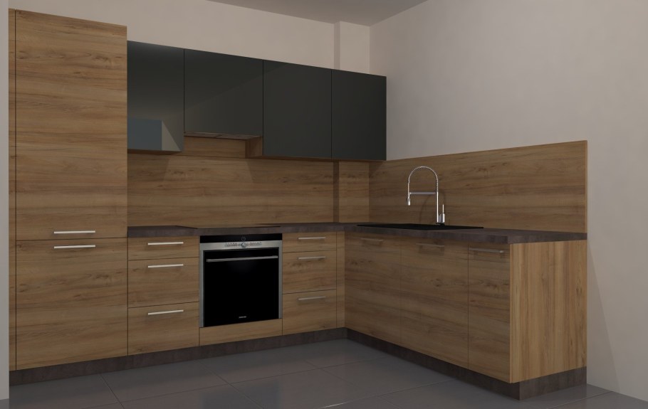 Эггер дуб Небраска шкаф