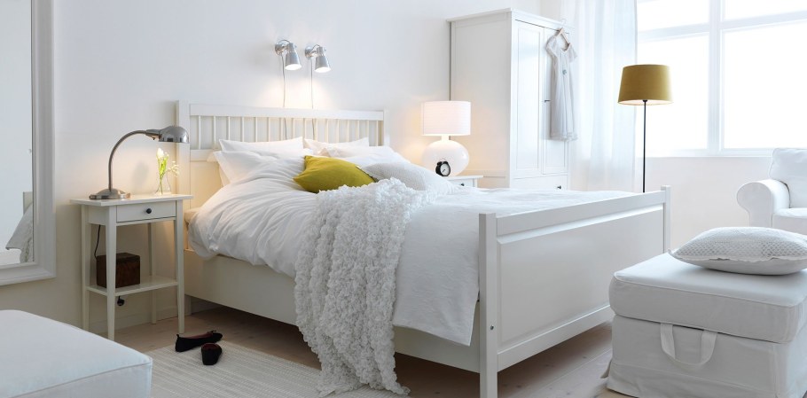 Икеа спальня ХЕМНЭС белая