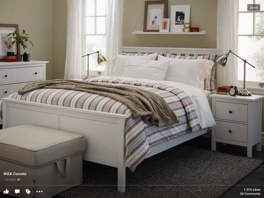 Кровать ХЕМНЭС икеа