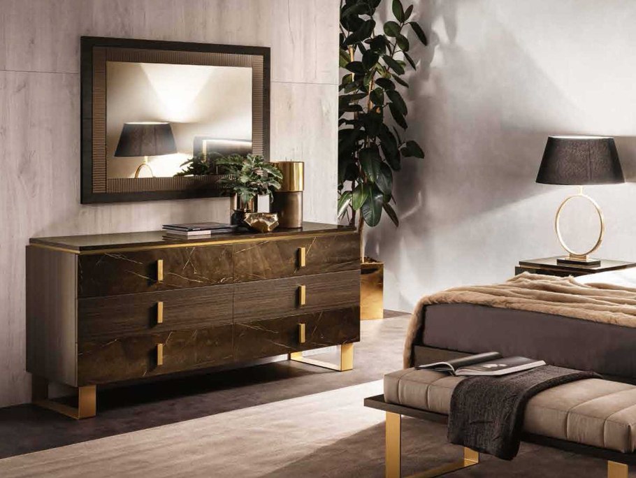 Комод низкий большой arredo Classic adora Essenza, 6 ящиков