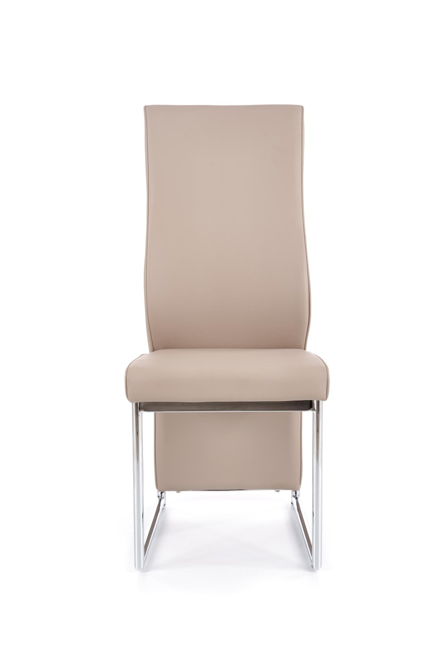 K-213, стул, Halmar, хром (экокожа, капучино)