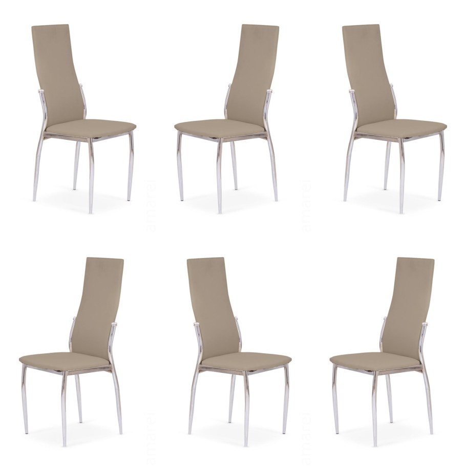 Стул кухонный со спинкой капучино