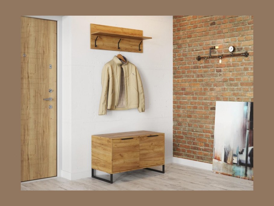 Прихожая эконом дуб крафт золотой