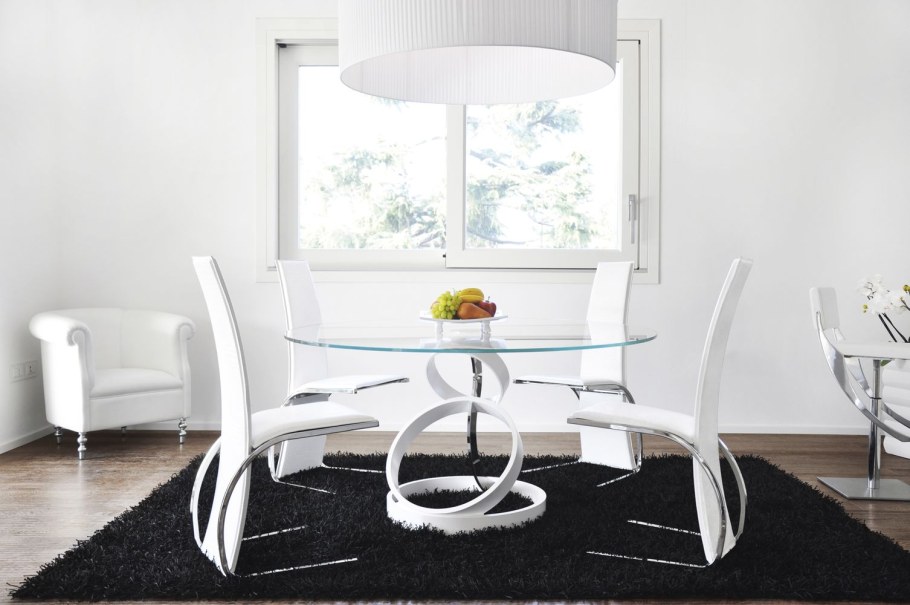 Обеденный круглый стол Италия в стиле Модерн