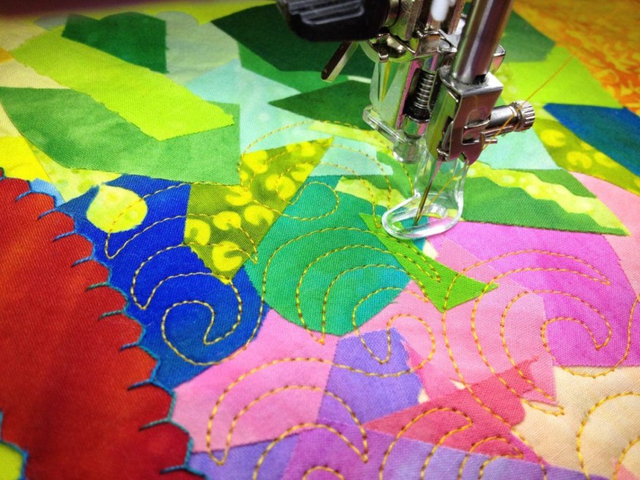 Квилтинг на швейной машинке что это