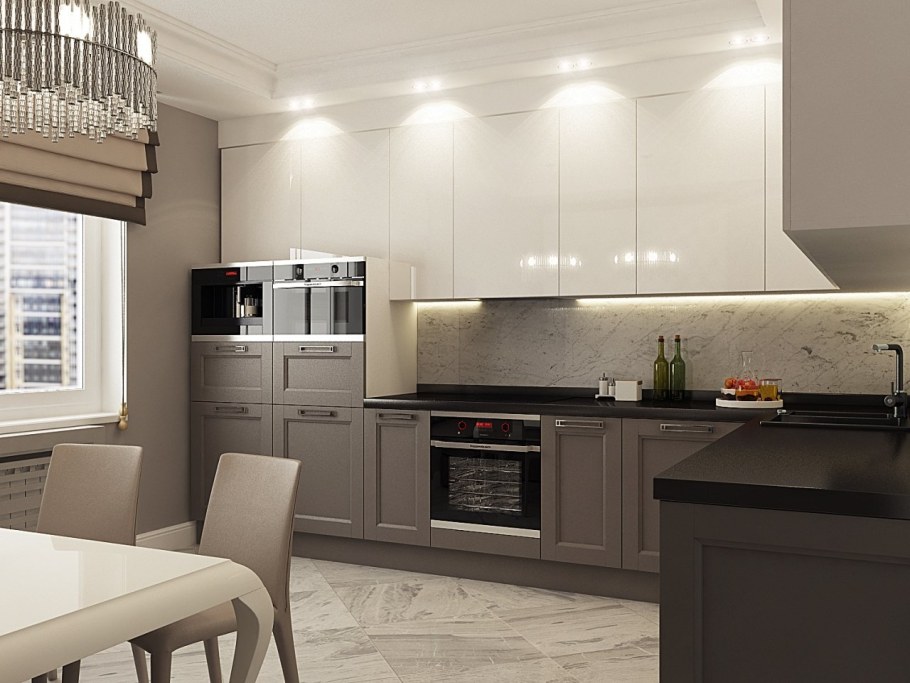 Кухня супермат капучино