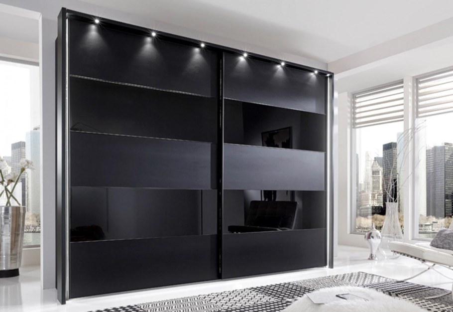 Шкаф купе черный