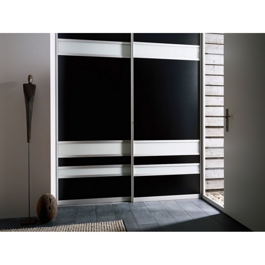 Шкаф купе черно белый