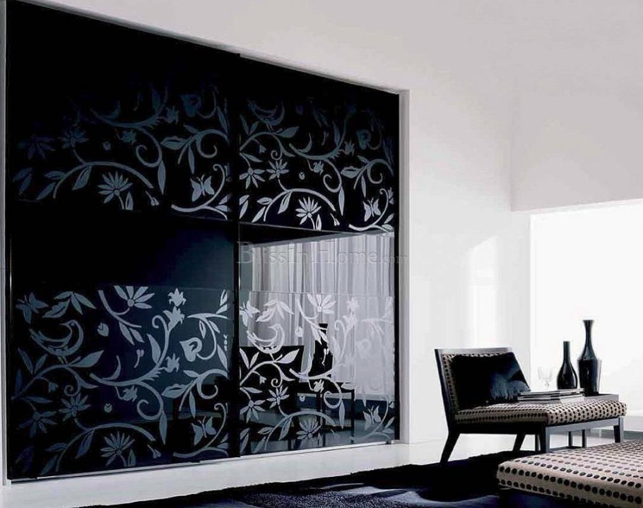 Шкаф купе черный