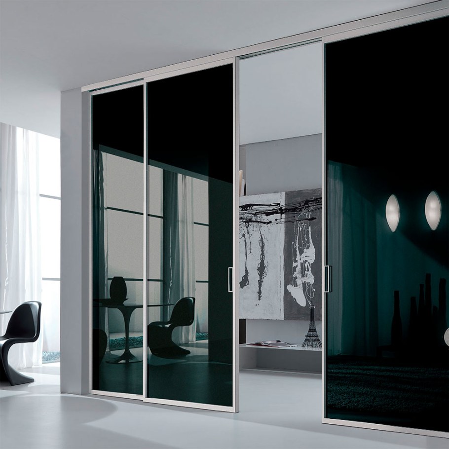 Стеклянные перегородки зеркальные