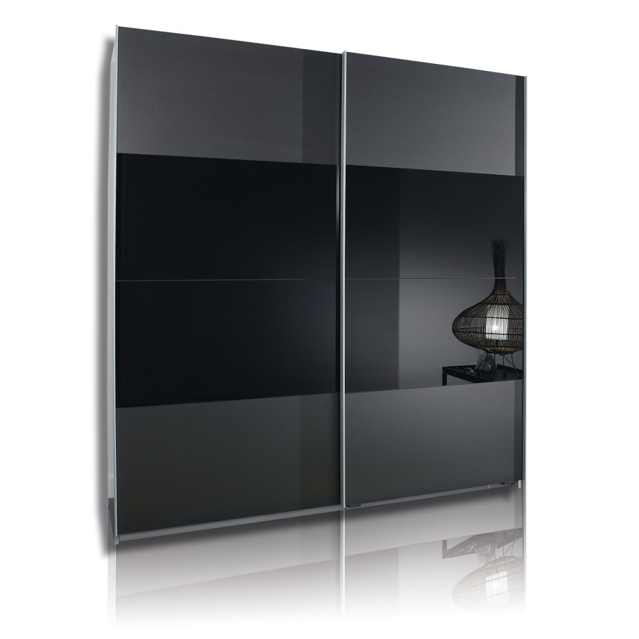 Шкаф аристо черный глянец
