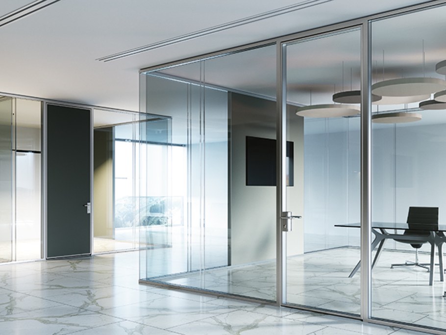 Бронированные стеклянные перегородки