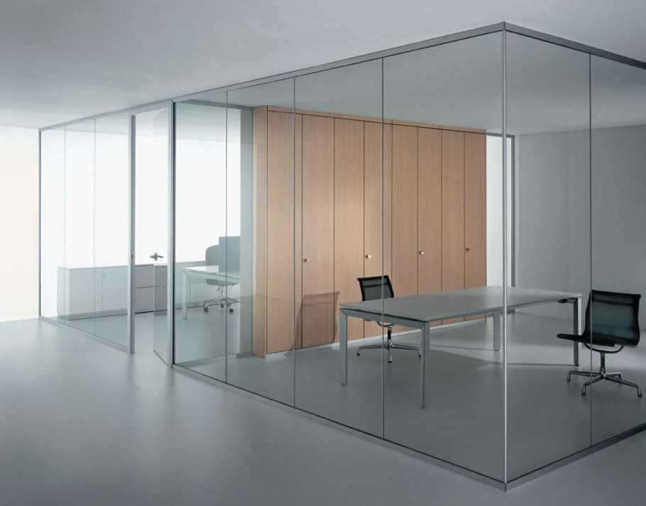 Профиль для цельностеклянных перегородок