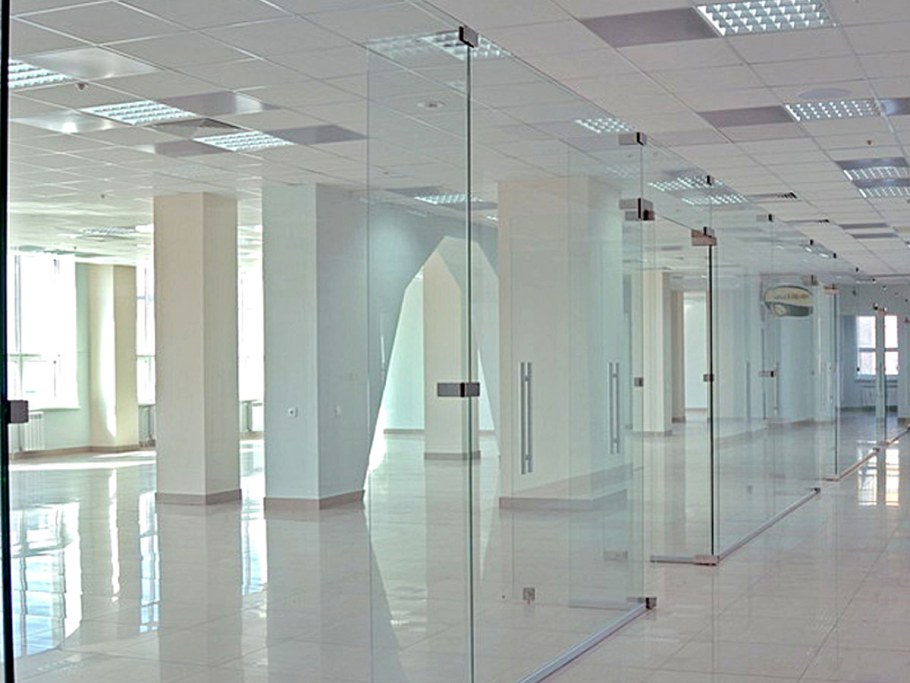 Перегородки цельностеклянные перегородки