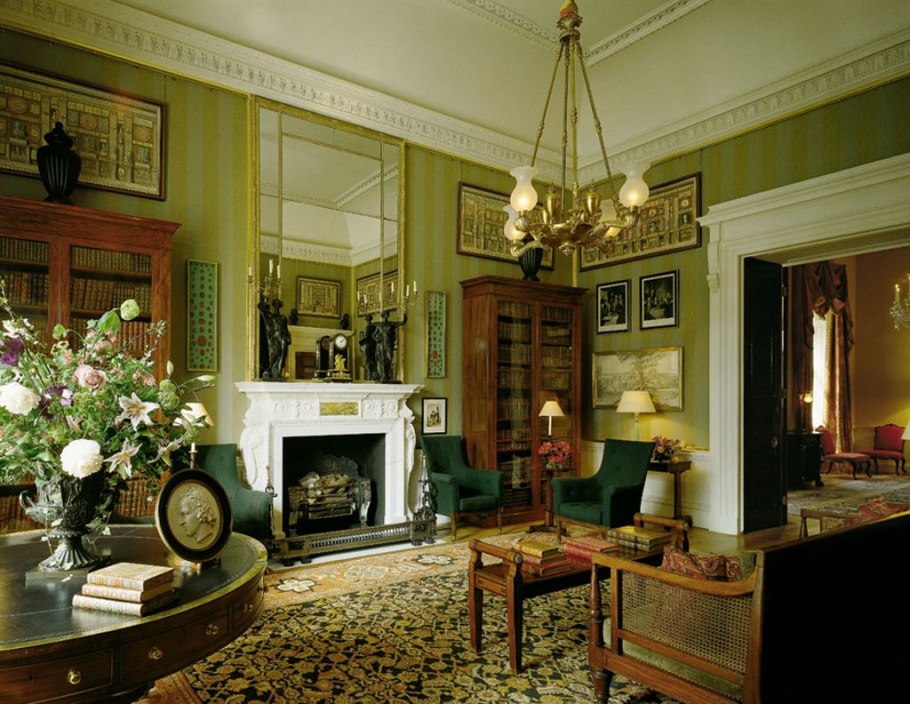 Английский особняк георгианский стиль интерьер