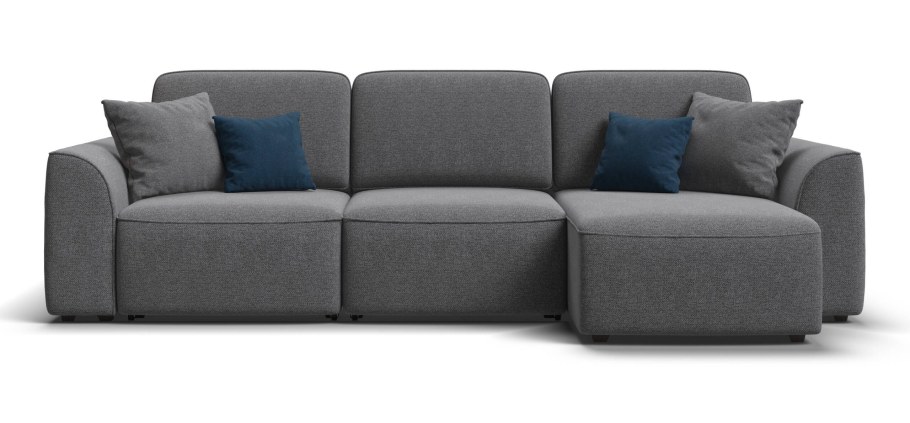 Диван King шенилл IQ серый