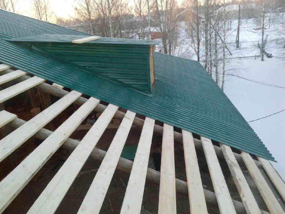 Кровля из профлиста с25