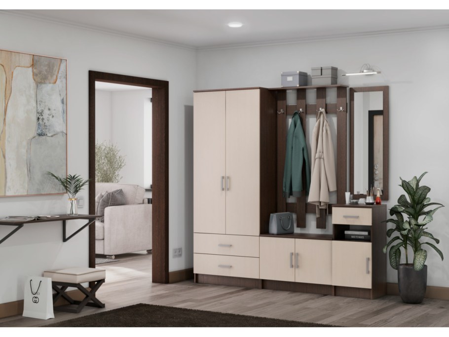 Прихожая Машенька венге дуб белфорт