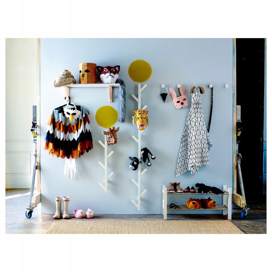 Tjusig ЧУСИГ вешалка, белый 78 см