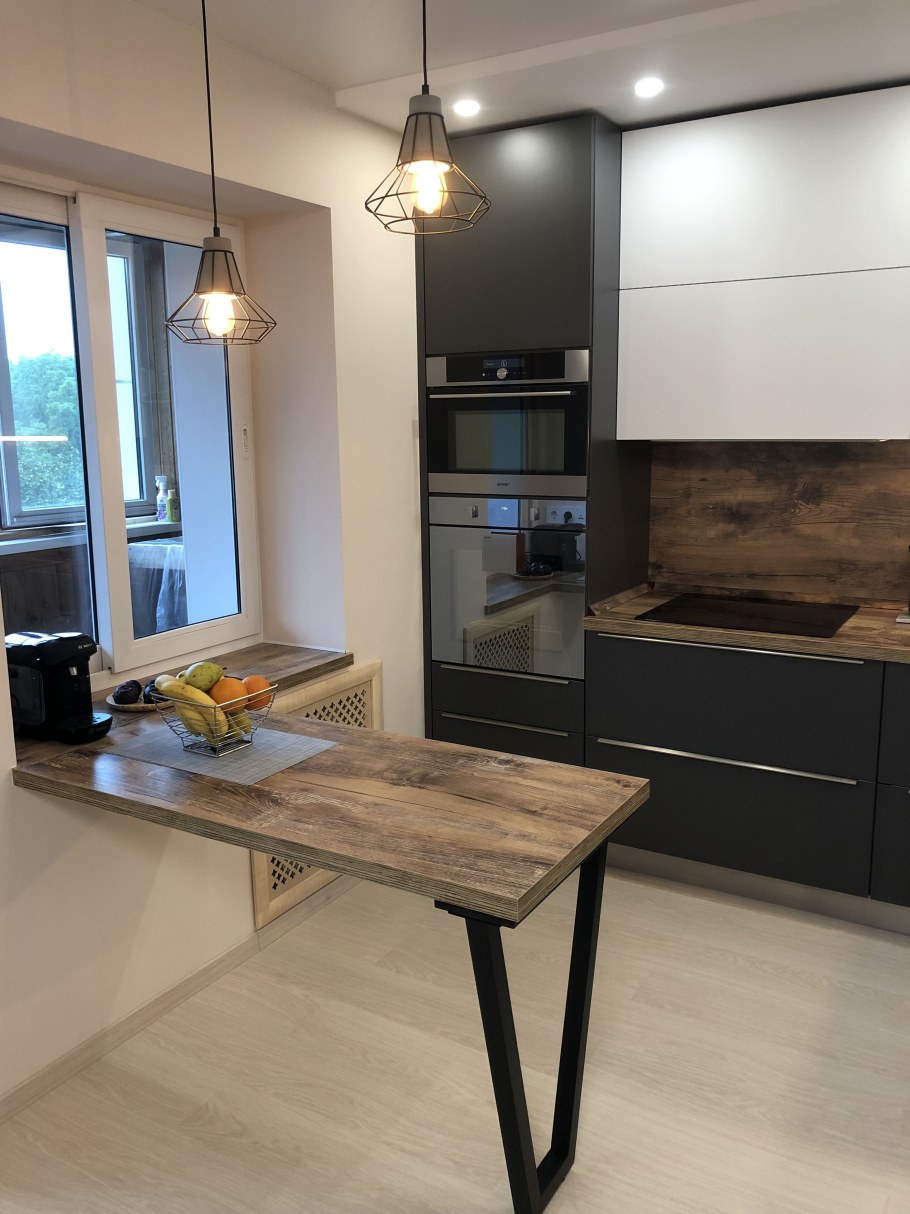 Кухня-гостиная 20.8 с островом икеа