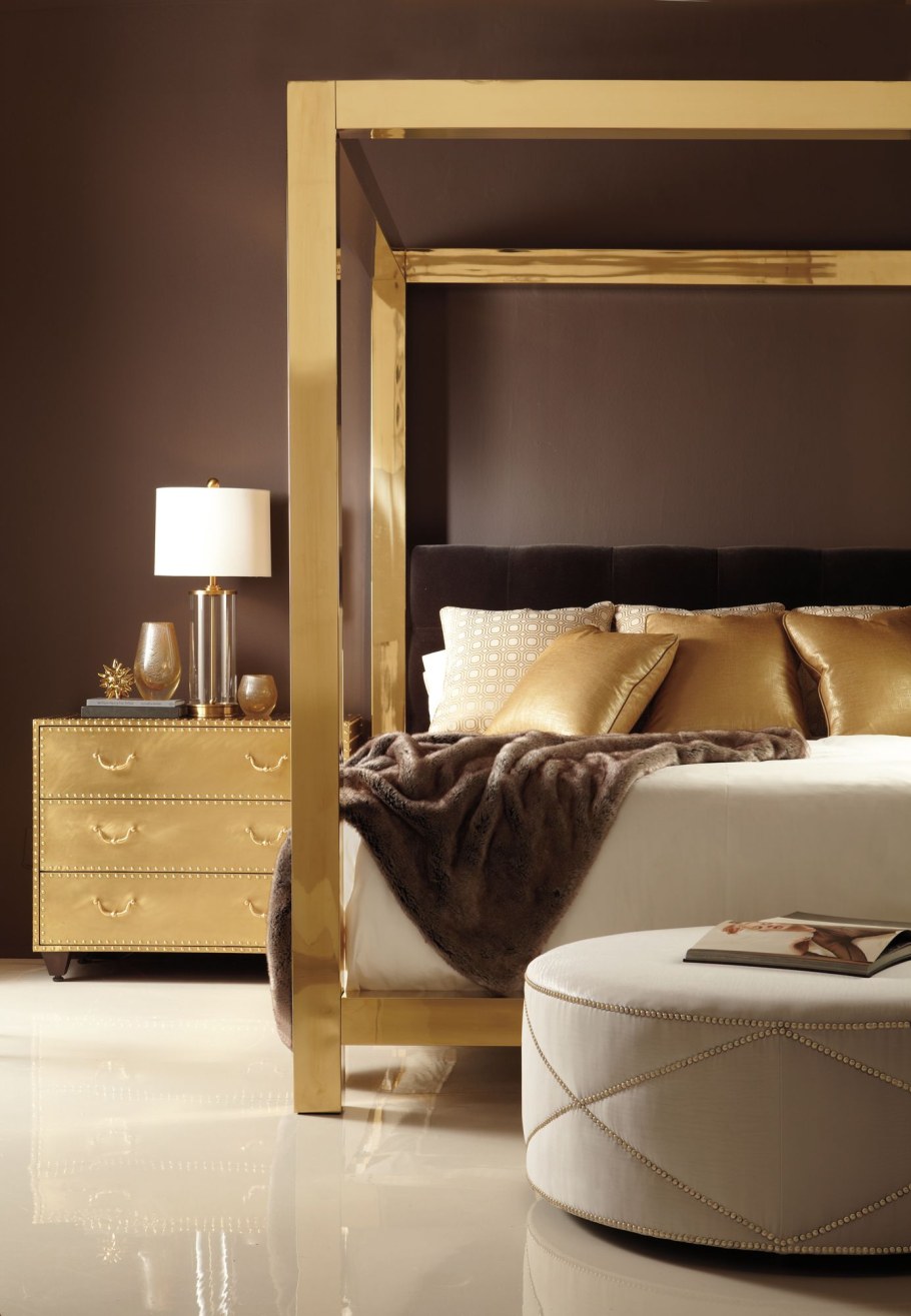 Бронзовый цвет в интерьере