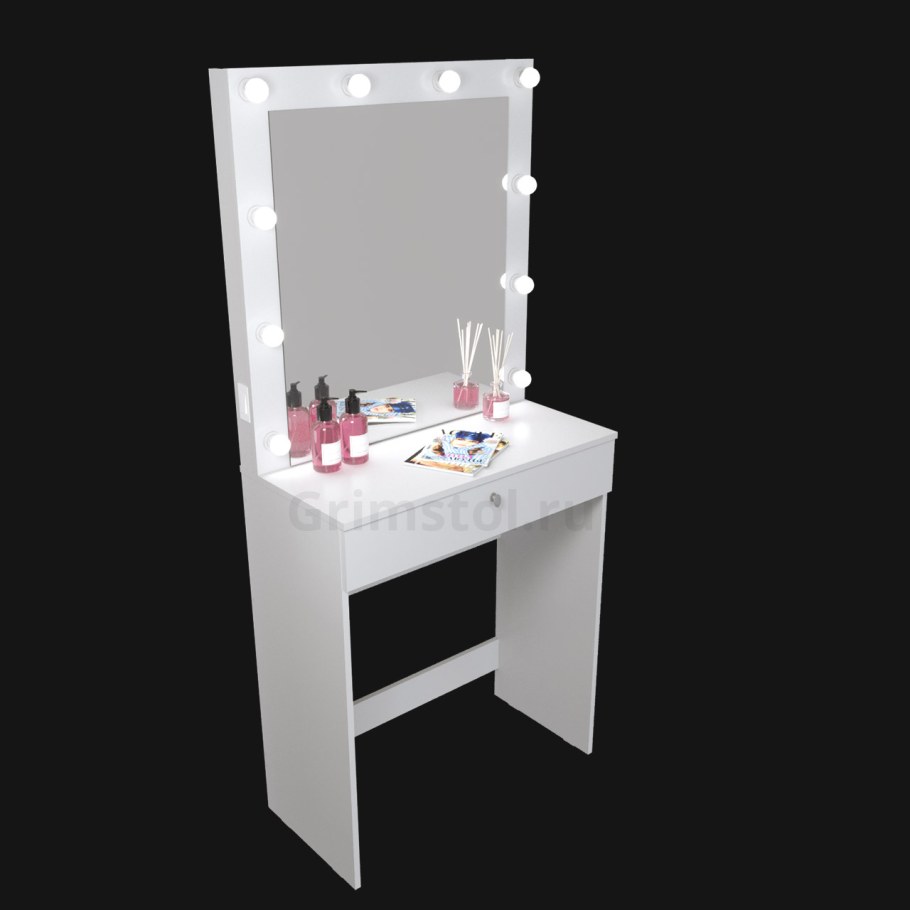 Гримерный столик с зеркалом 80см