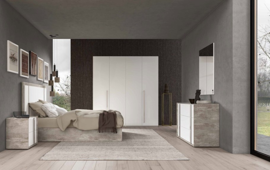 Итальянская белая глянцевая гостиная