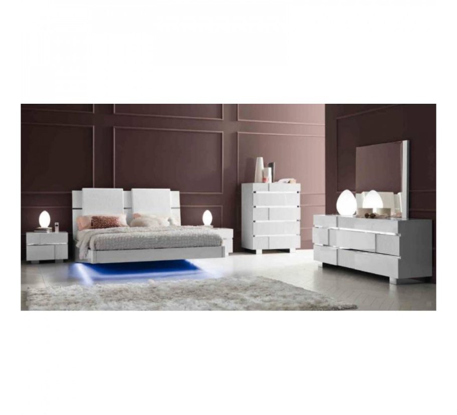 Итальянская спальня Caprice White фабрики status