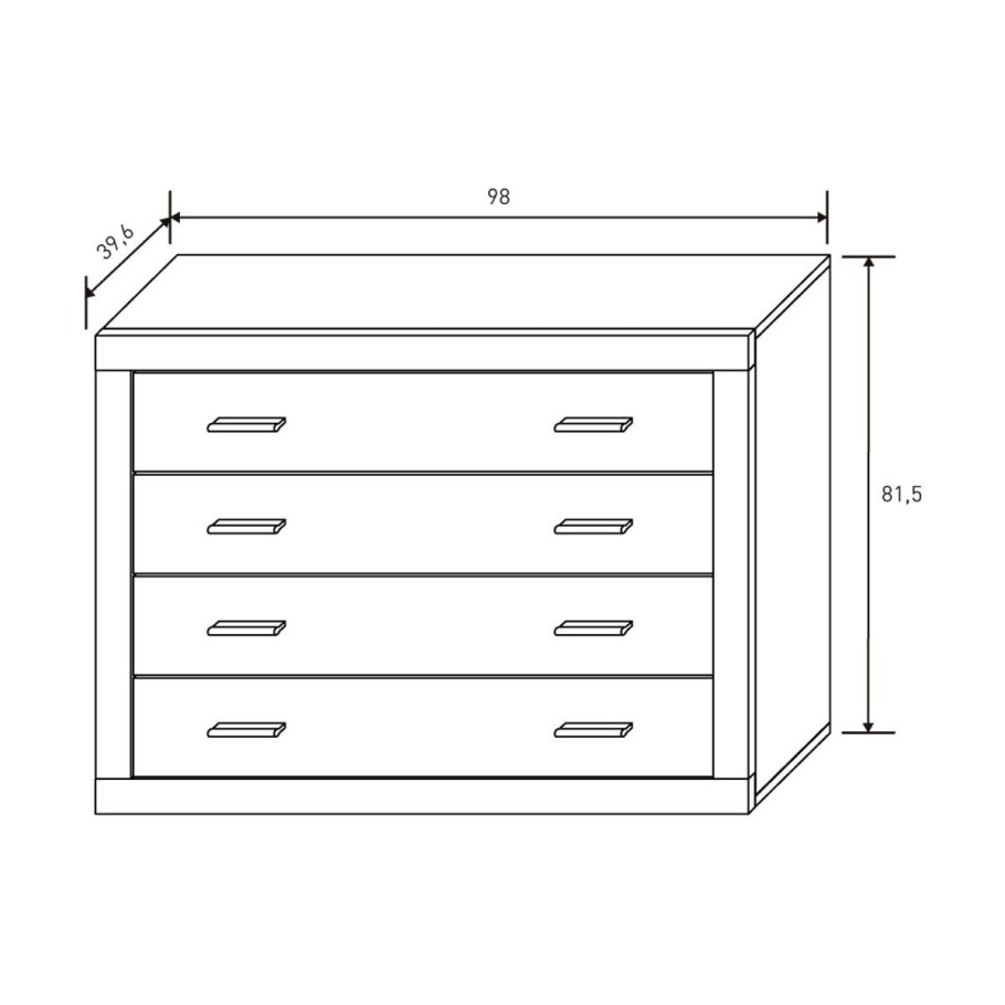 Комод Promtex Lotto Sonte 3