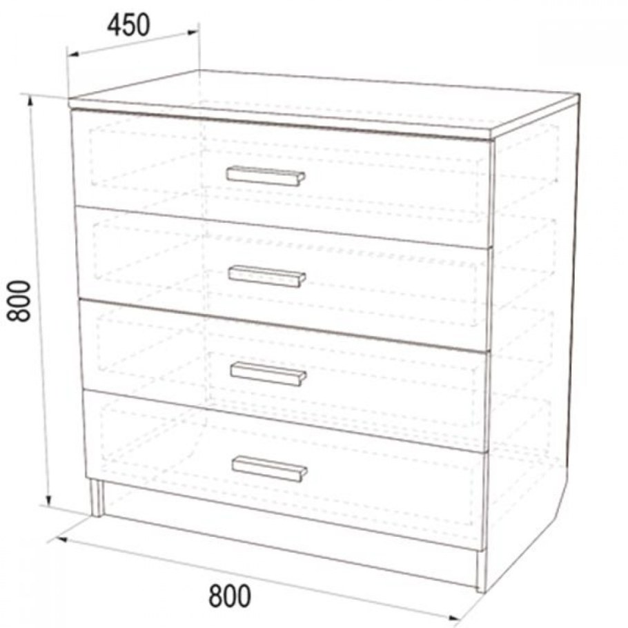 Комод MFMASTER Милан-016