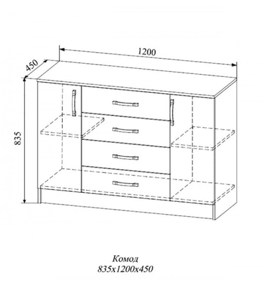Комод Размеры