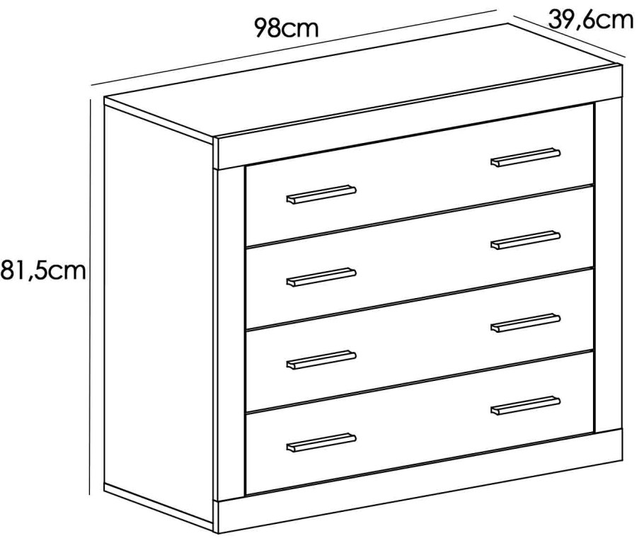 Koppang комод с 3 ящиками