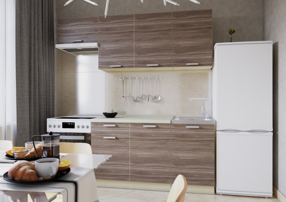 Кухня Изабель ясень патина