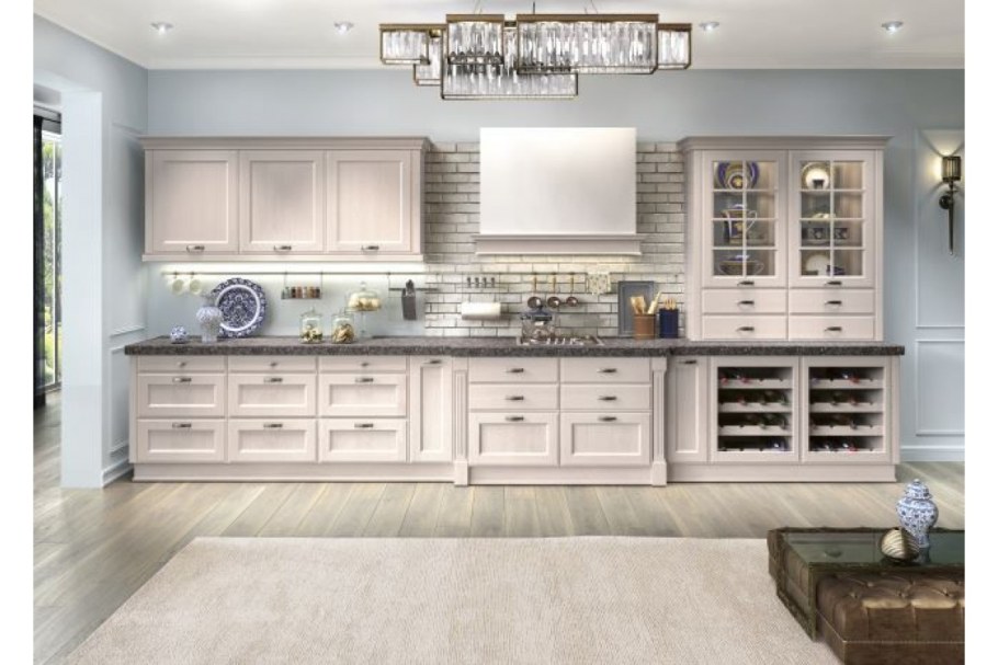 Кухня Наяда массив ясеня